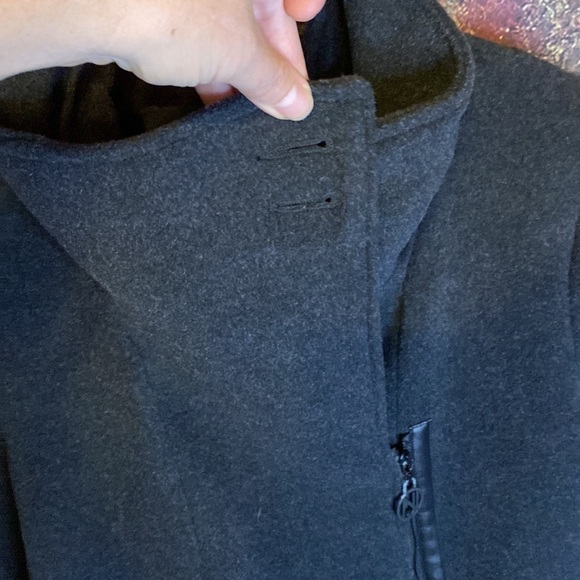 Nikki Jones Wool Cashmere Blend Winter Warm Jacket with side closure size 12 - Picture 12 of 14
